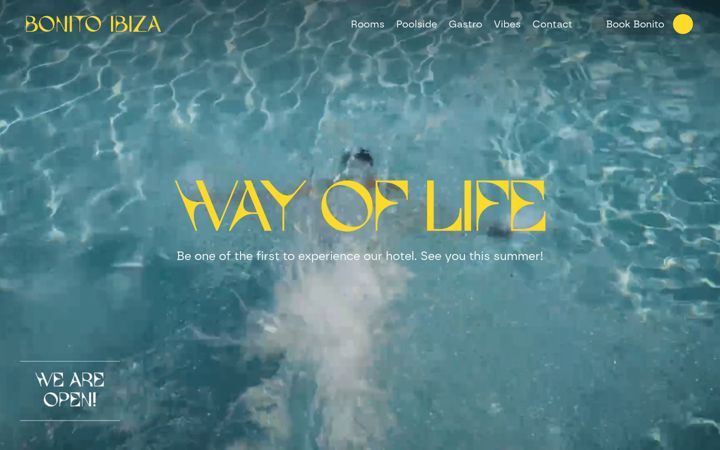 Screenshot von bonitoibiza.com