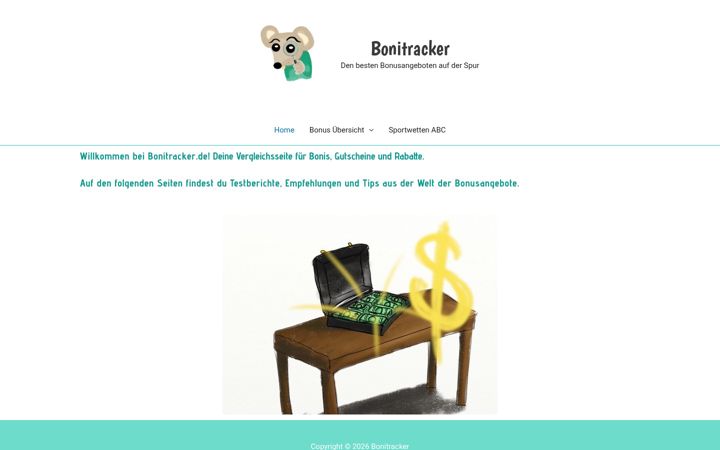 Screenshot of bonitracker.de