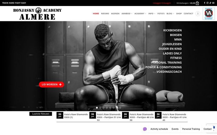 Screenshot of bonjaskyacademy.app