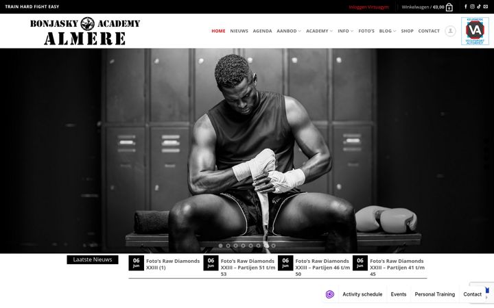 Screenshot of bonjaskyacademy.net