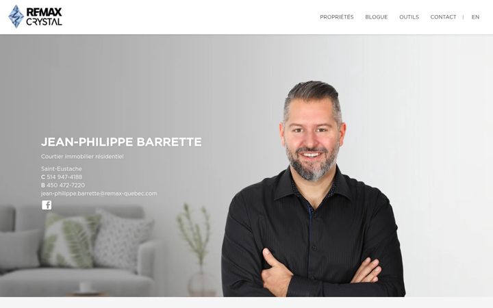 Skärmbild av bonjourvendu.com