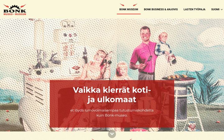 Skärmbild av bonkcentre.fi