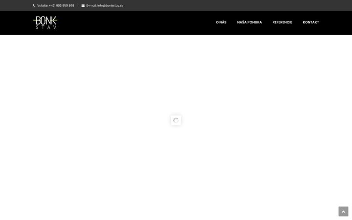 Screenshot of bonkstav.sk