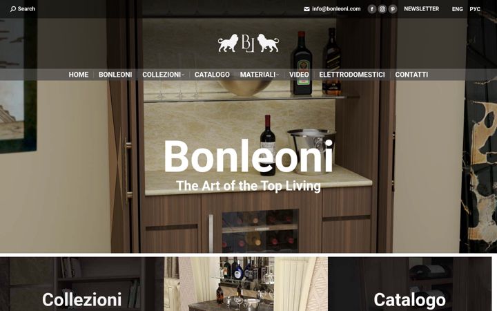 Screenshot van bonleoni.com