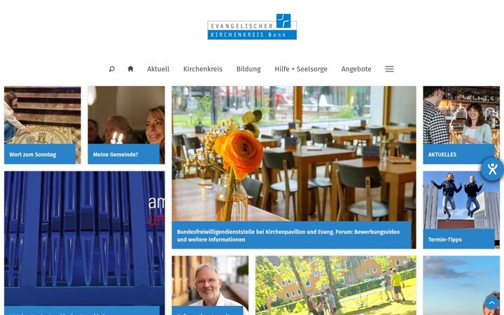Screenshot of bonn-evangelisch.de