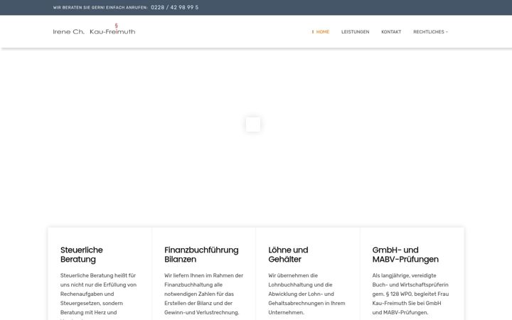 Screenshot ta' bonn-steuerberatung.com