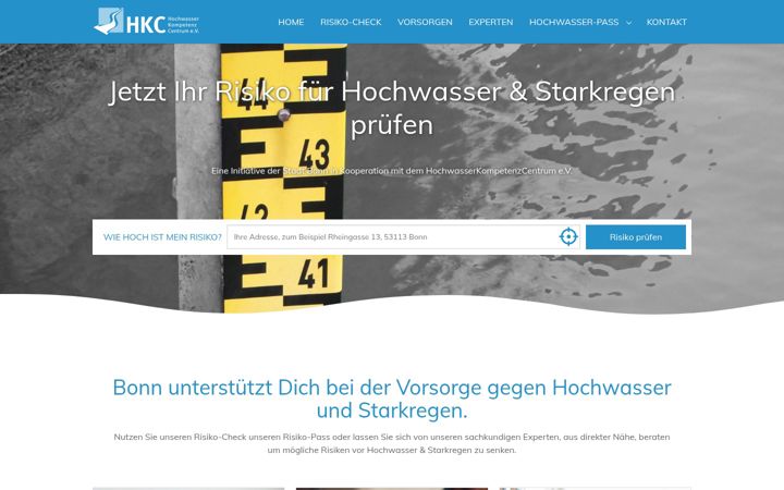 Screenshot of bonn-unter.info