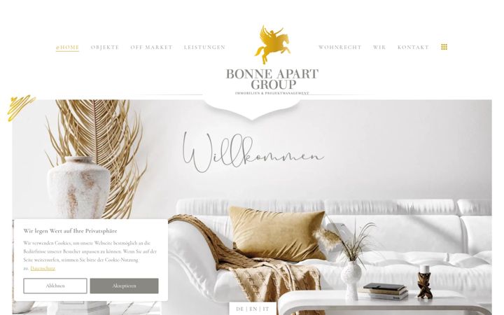 Screenshot of bonne-apart.at