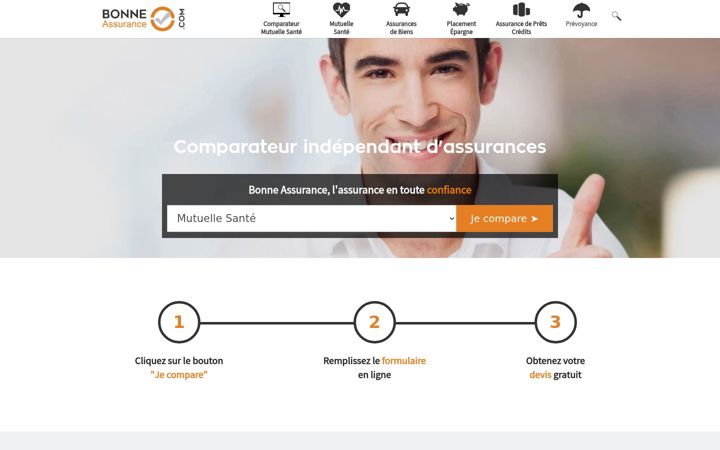 Screenshot of bonne-assurance.com
