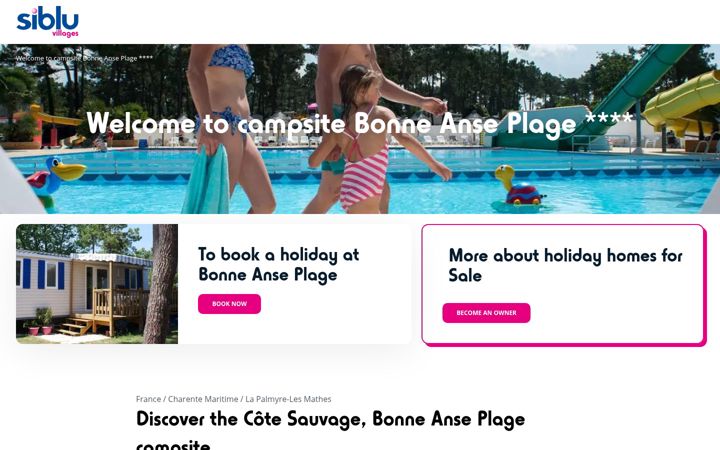Screenshot von bonneanseplage.com