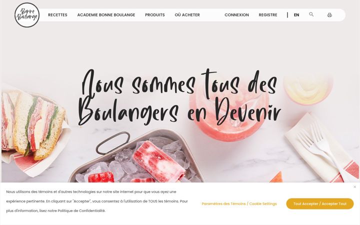 Screenshot of bonneboulange.ca