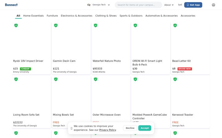 Screenshot of bonnect.com