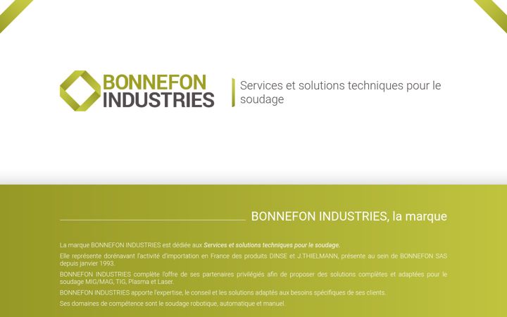 Screenshot of bonnefonindustries.fr