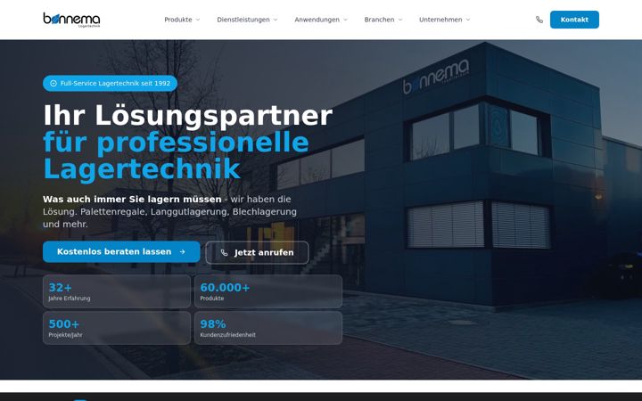 Screenshot of bonnema.de