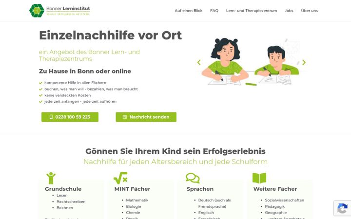 Posnetek zaslona bonner-lerninstitut.de