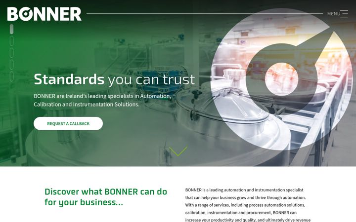Screenshot of bonner.ie