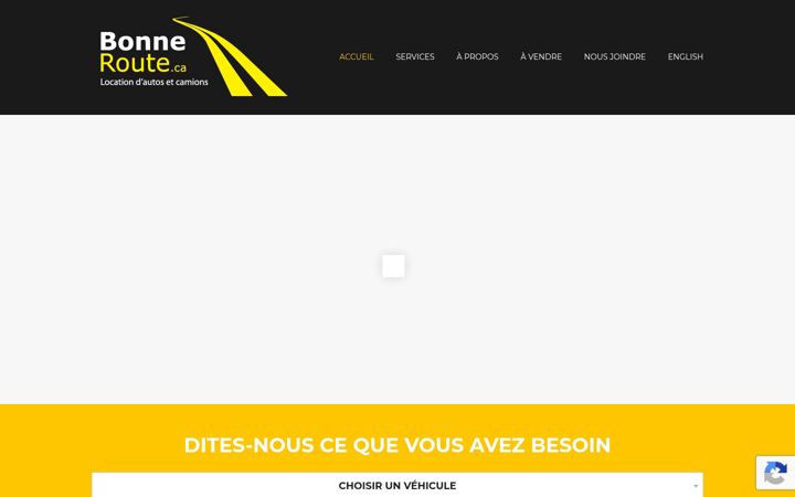 Screenshot of bonneroute.ca