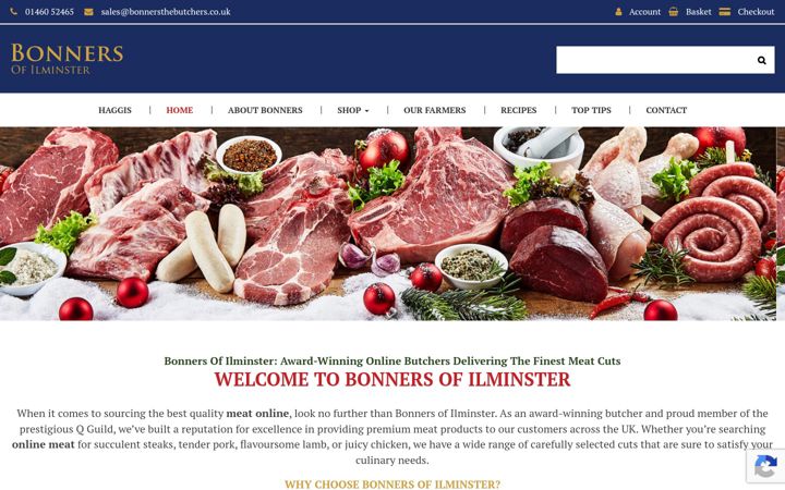 Képernyőkép: bonnersthebutchers.co.uk