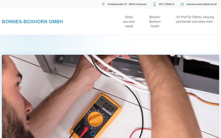 Screenshot of bonnesboxhorn.de