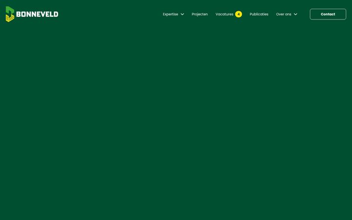 Screenshot stránky bonneveld.nl