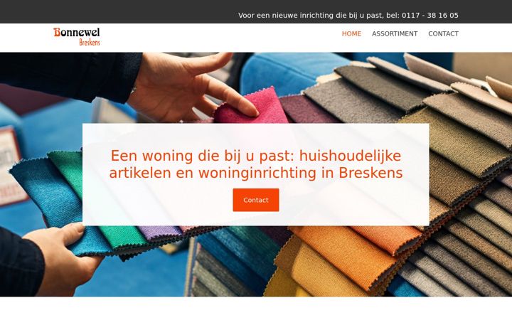 Screenshot of bonnewelhuishoud-wonen.nl