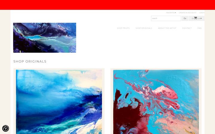 Screenshot of bonniecarter.com
