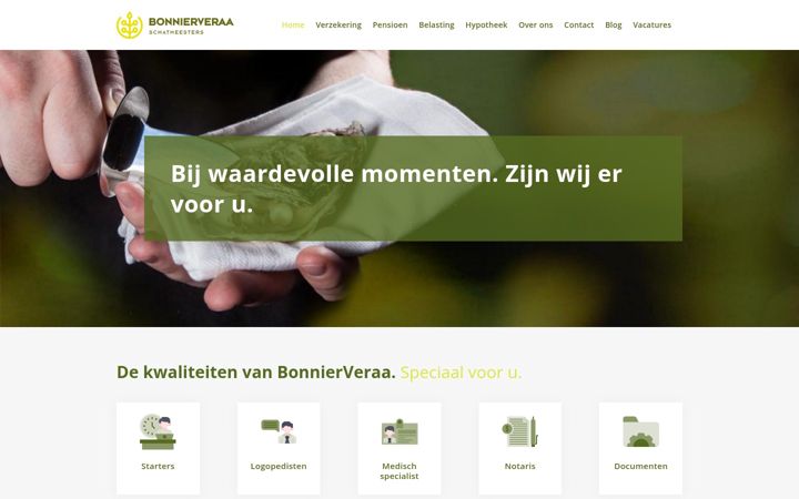 Screenshot von bonnier-veraa.nl