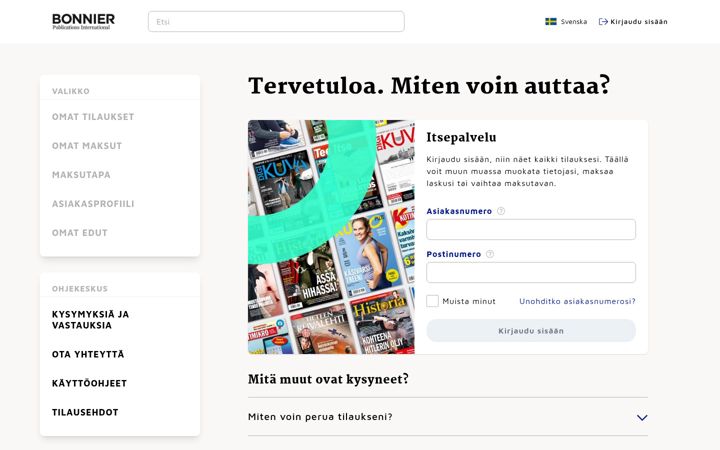 Screenshot von bonnierjulkaisut.fi