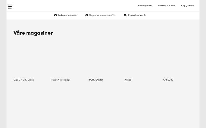 Screenshot of bonniershop.com