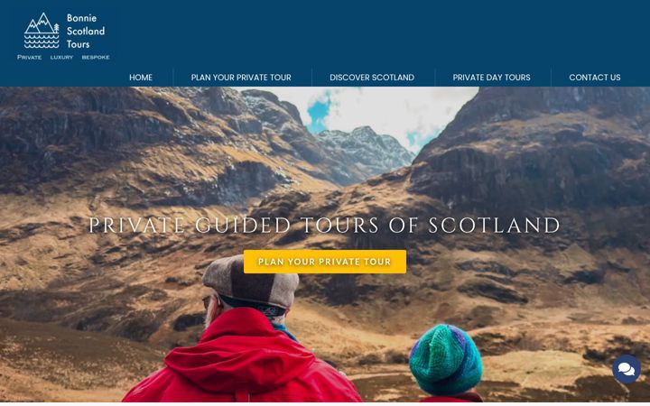 Screenshot of bonniescotlandtours.com