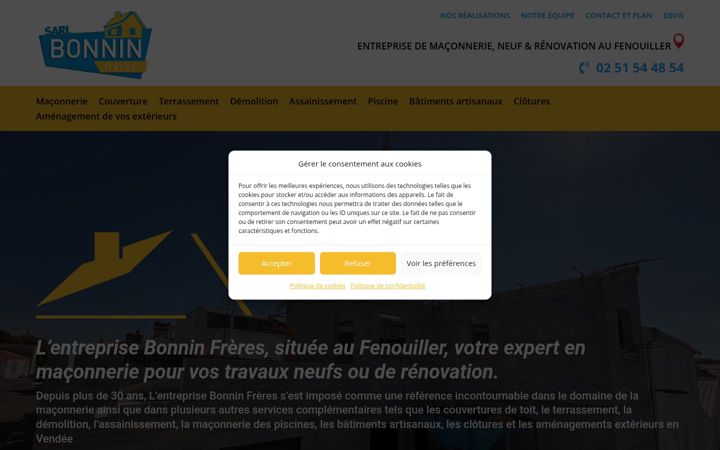 Screenshot of bonnin-freres.com