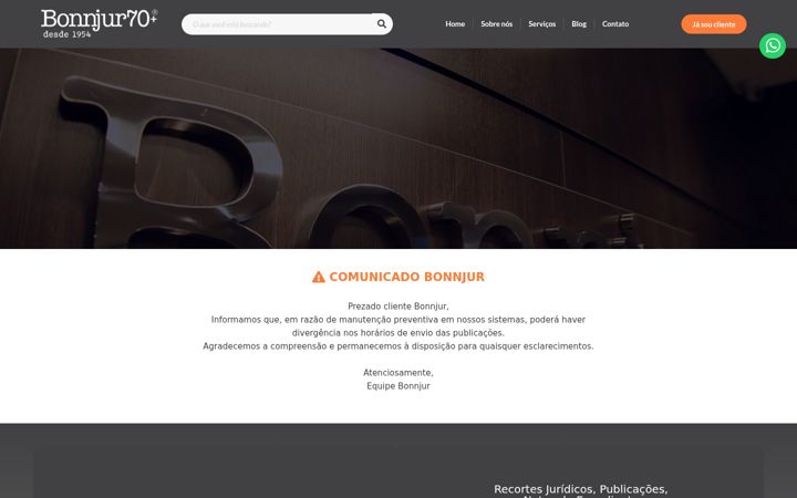 Screenshot of bonnjur.com.br