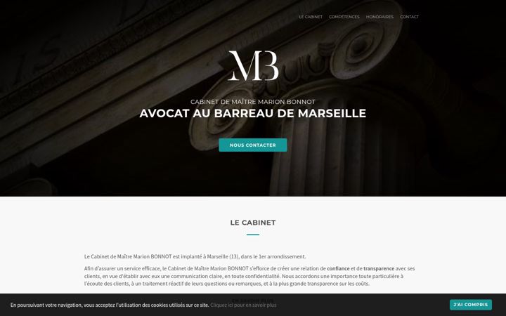Screenshot of bonnot-avocat.fr