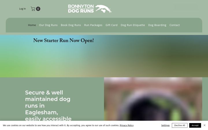 Screenshot of bonnytondogruns.co.uk