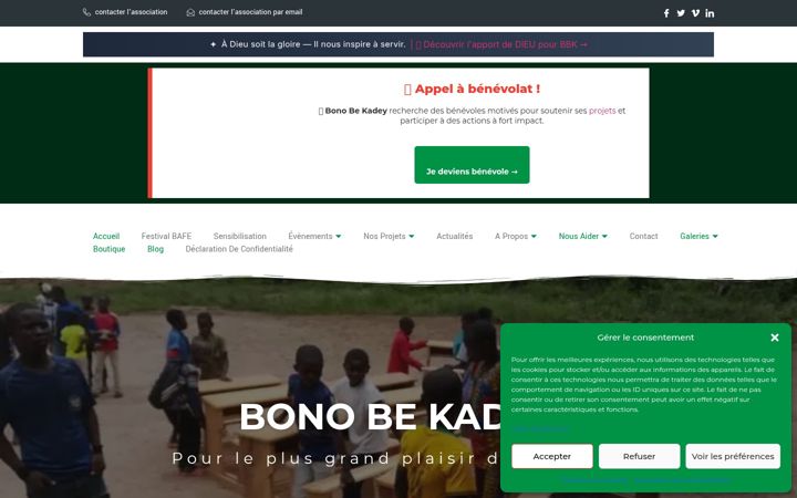 Screenshot of bonobekadey.org