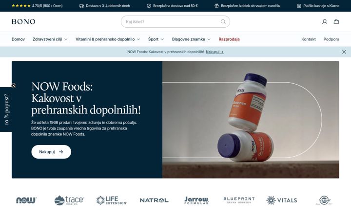 Screenshot of bonohealth.si