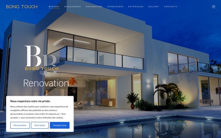 Screenshot of bonotouch.com