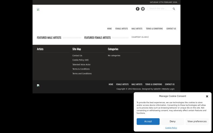 Screenshot of bonovox.org