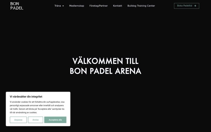 Screenshot of bonpadel.se