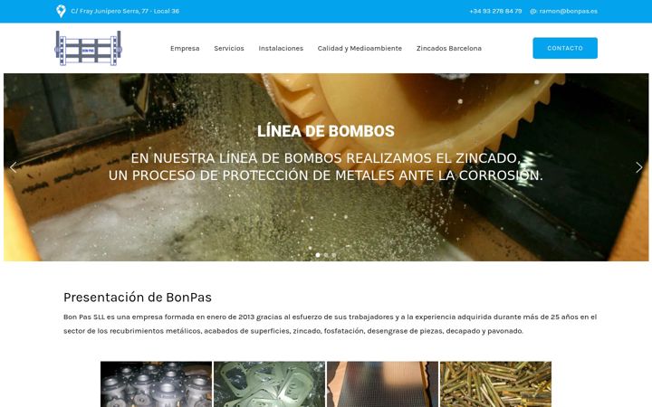 Screenshot of bonpas.es