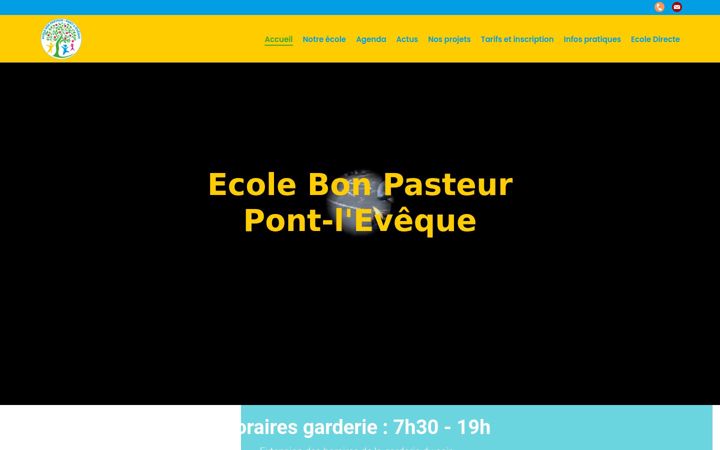 Screenshot of bonpasteur14.fr