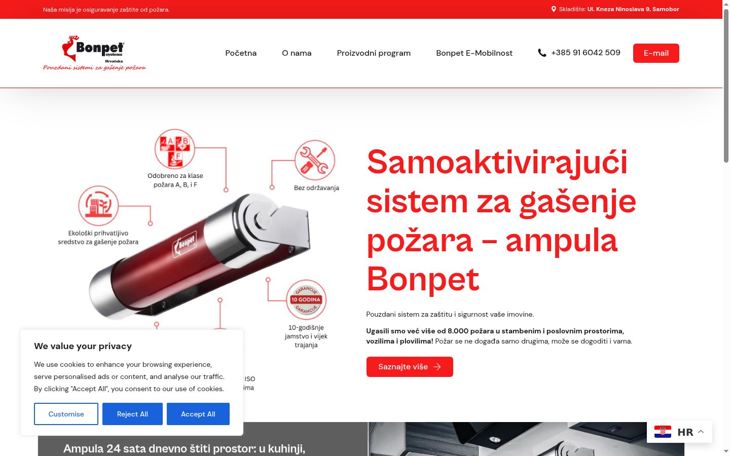 Snímka obrazovky banera súhlasu zobrazeného pred akoukoľvek interakciou