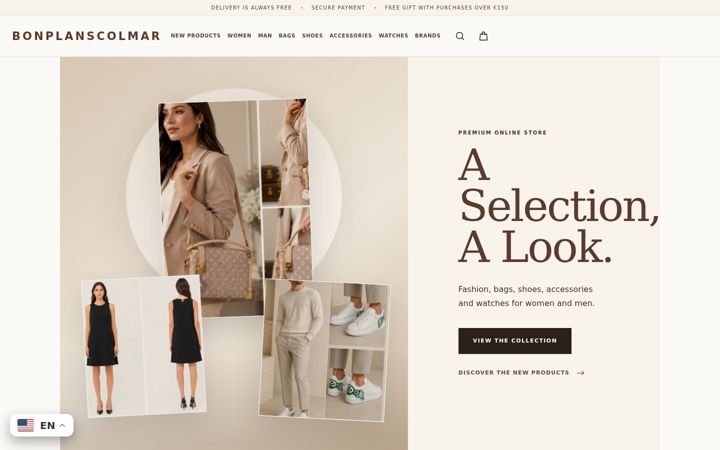 Screenshot of bonplanscolmar.com