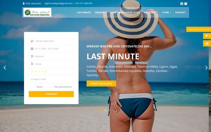 Screenshot of bonpoint.sk