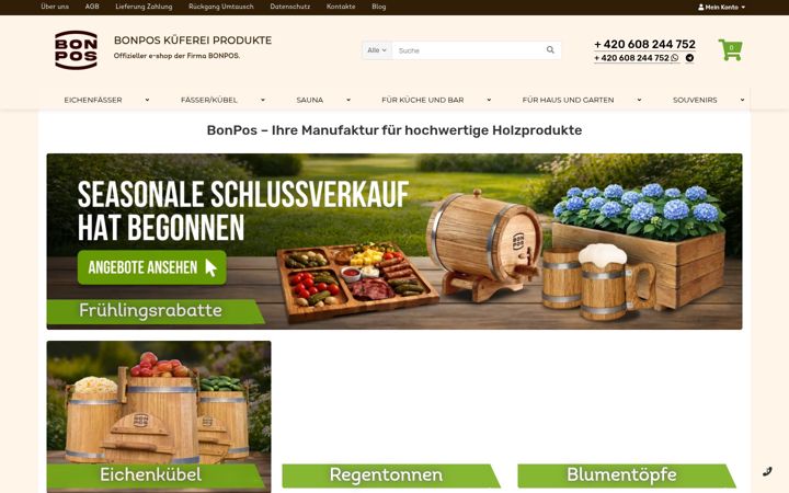 Screenshot of bonpos.com.de