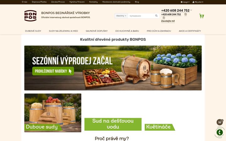 Screenshot of bonpos.cz