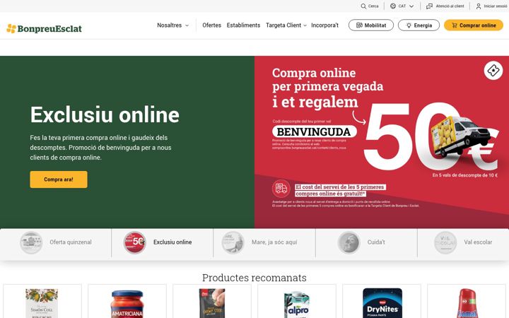 Screenshot of bonpreuesclat.cat