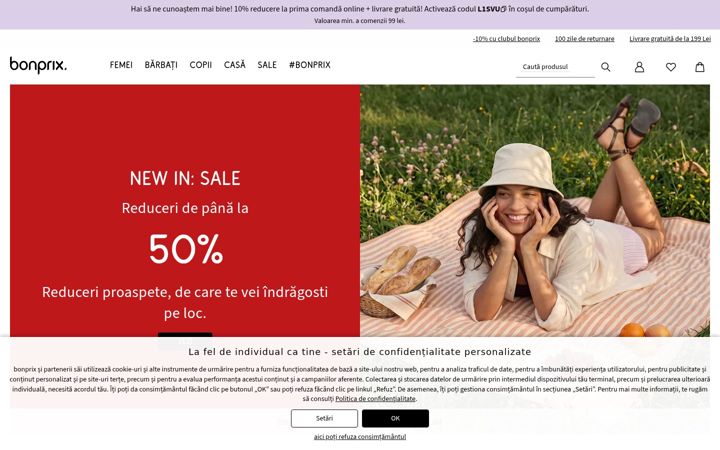Screenshot of bonprix.ro