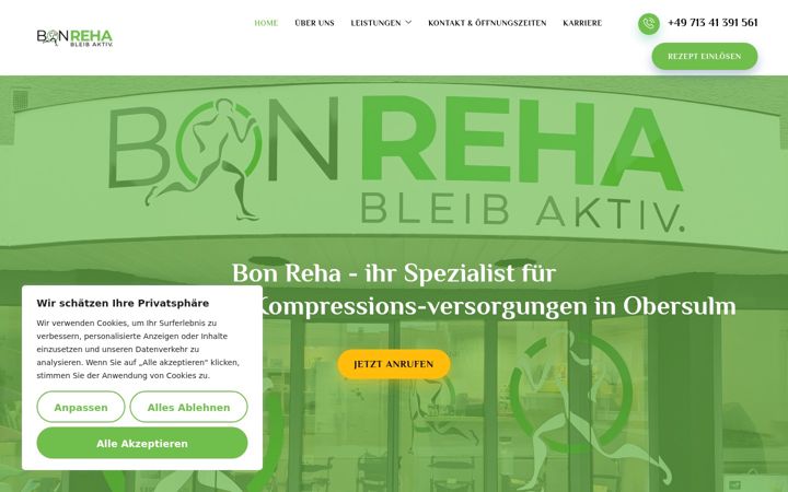Screenshot of bonreha.de