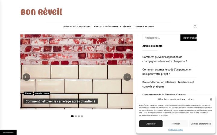 Screenshot of bonreveil.fr